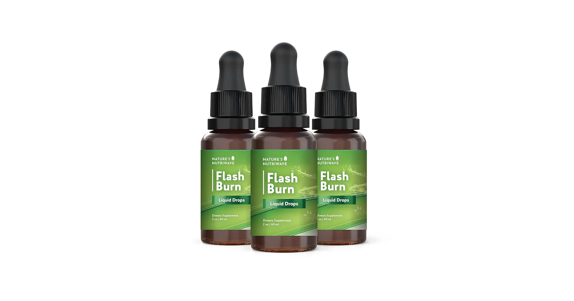 Flash Burn is a plant-based liquid weight loss supplement